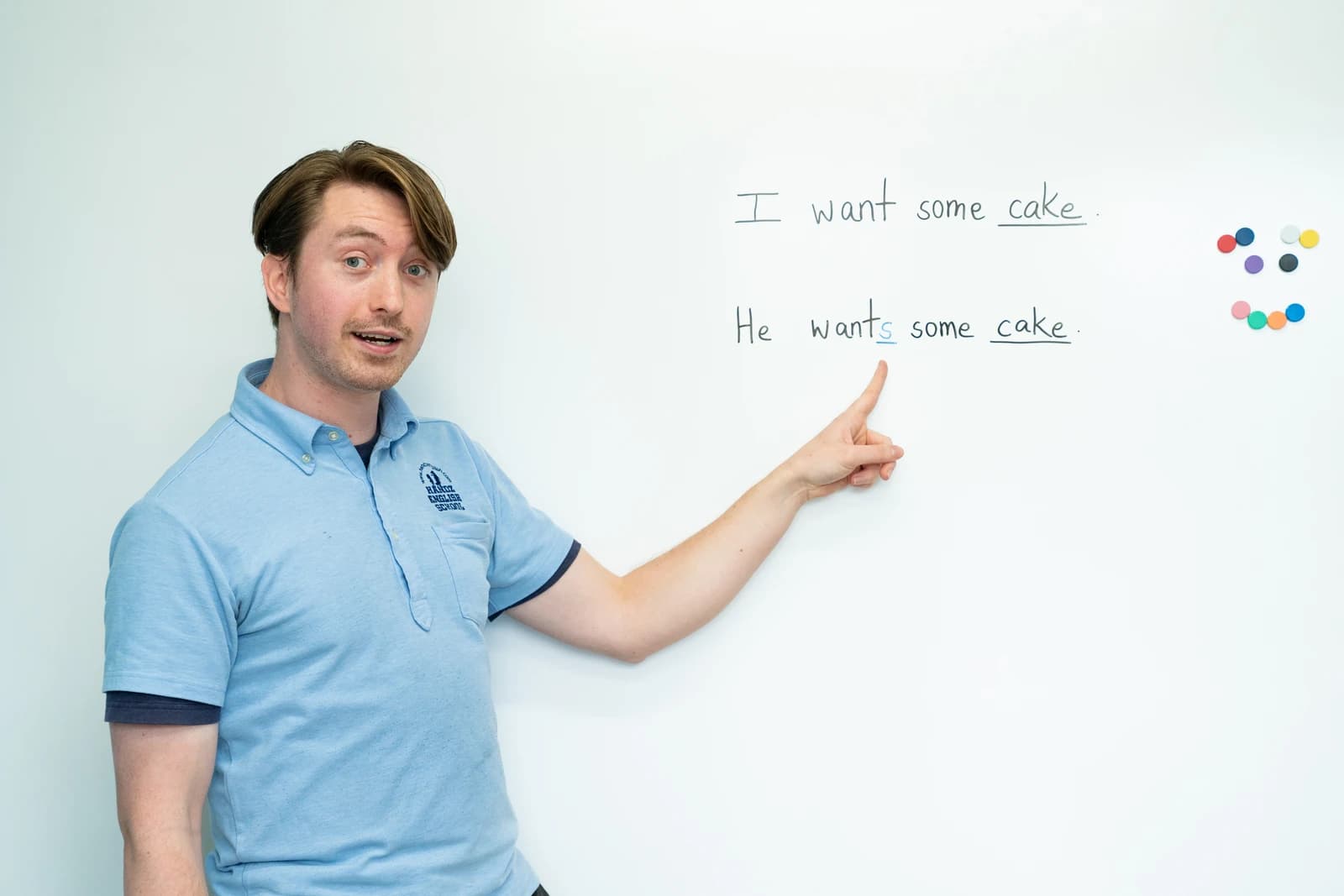 ネイティブ講師のレッスン風景