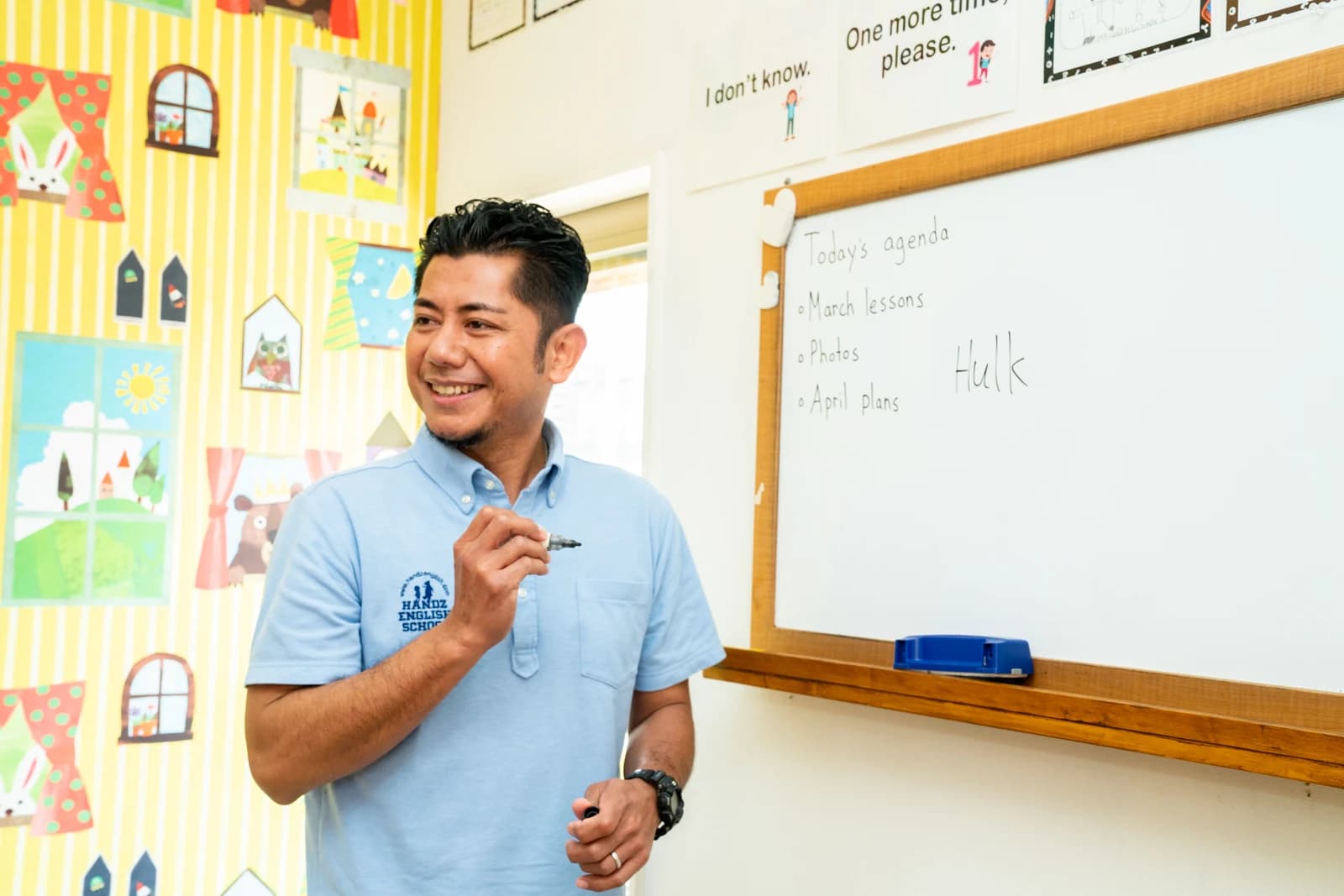 笑顔のネイティブ講師